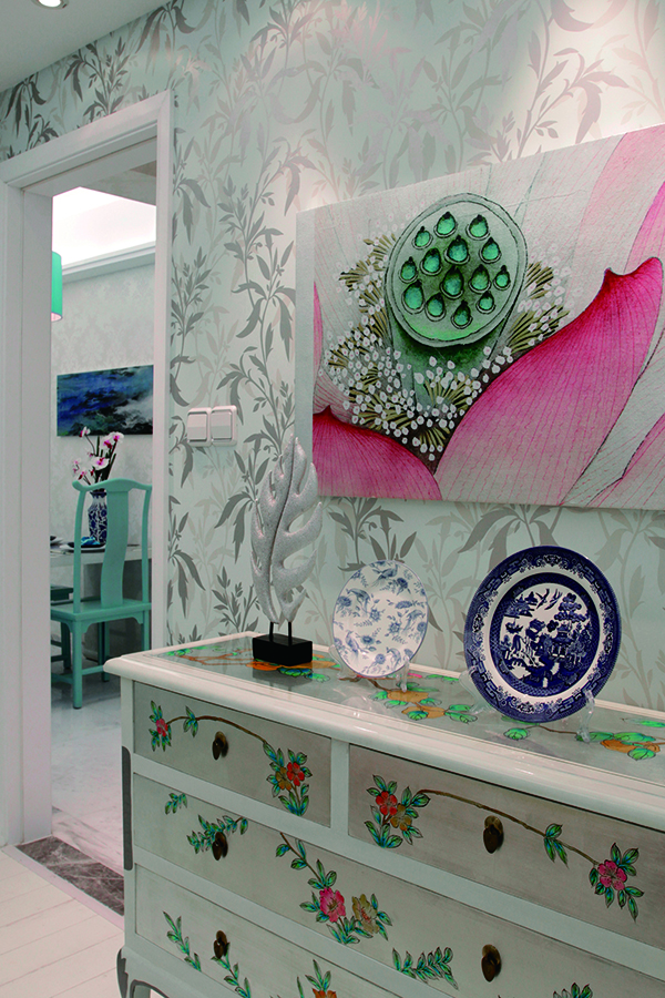 新中式裝修設計，沁蘭風格