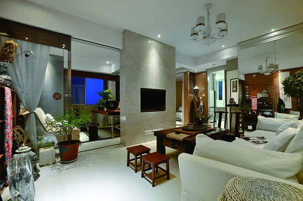 寫意東方，新中式會(huì)舍裝修設(shè)計(jì)