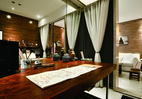寫意東方，新中式會(huì)舍裝修設(shè)計(jì)