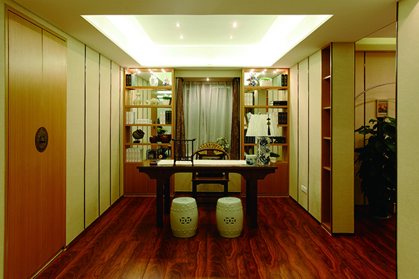 新中式會舍裝修設計圖，書香門第
