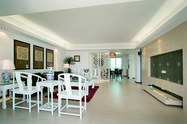 星河灣，新中式會舍裝修設(shè)計(jì)