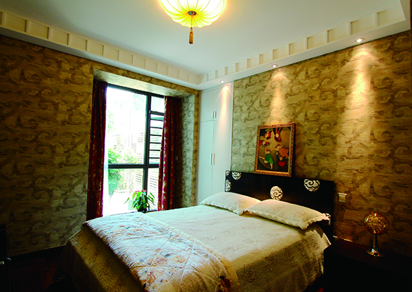 中天花園，簡約新中式家裝別墅樣板房