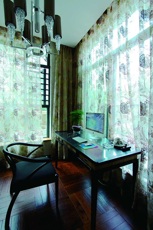 中天花園，簡(jiǎn)約新中式家裝別墅樣板房