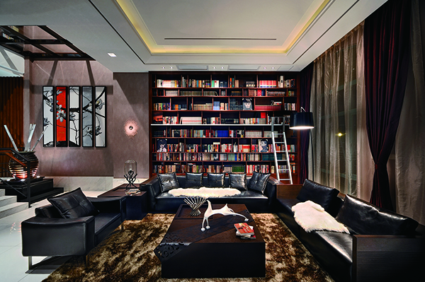 名城港灣，簡(jiǎn)約風(fēng)新中式別墅裝修設(shè)計(jì)