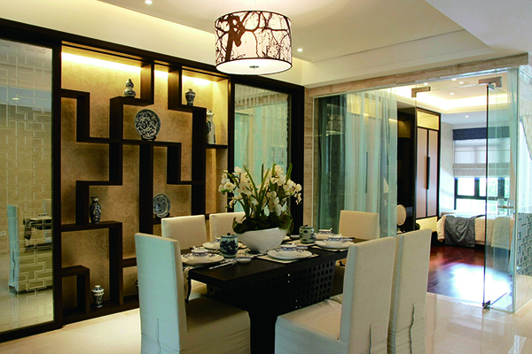 新中式別墅裝修設計，愛上青花瓷