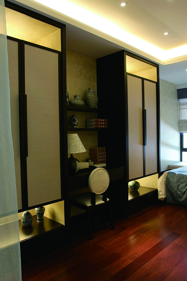 新中式別墅裝修設(shè)計，愛上青花瓷