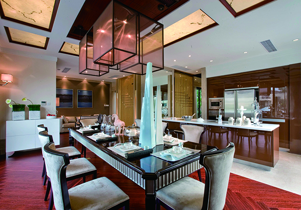 高爾夫別墅，新中式裝修別墅