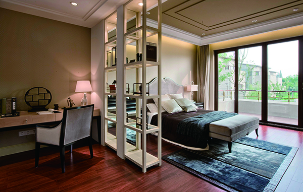 高爾夫別墅，新中式裝修別墅