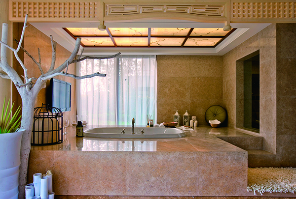 高爾夫別墅，新中式裝修別墅