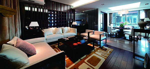 新中式別墅裝修，天邑灣樣板圖