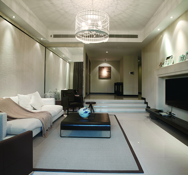 華發(fā)新城，新中式別墅簡約風裝修設計