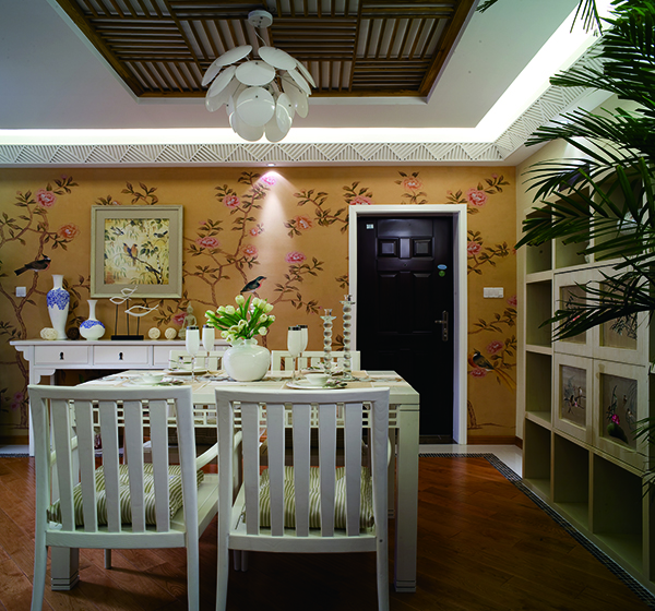 會舍裝修設(shè)計(jì)新中式裝修設(shè)計(jì)，金色港灣