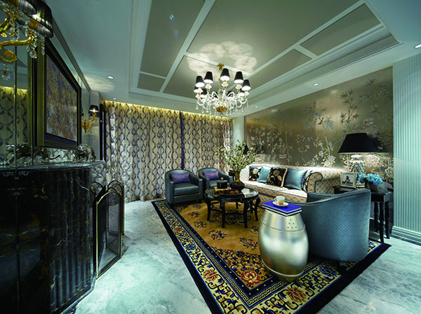 新中式會舍裝修設(shè)計，紫晶山