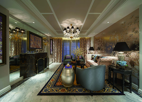 新中式會舍裝修設(shè)計，紫晶山