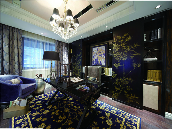 新中式會舍裝修設(shè)計，紫晶山