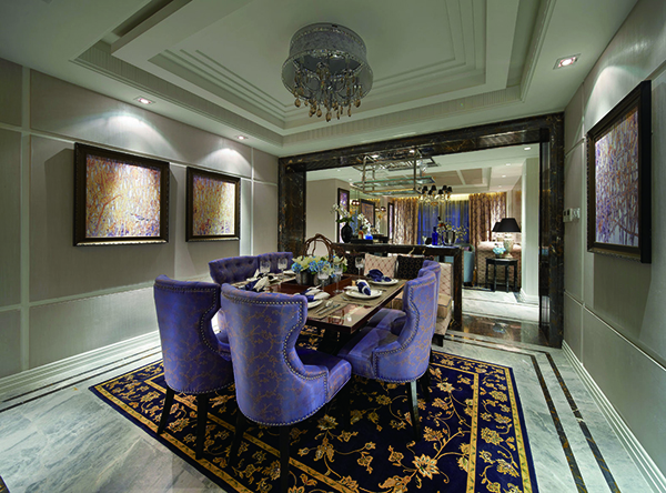 新中式會舍裝修設(shè)計，紫晶山