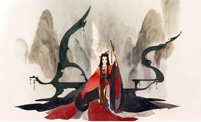 女衣女子，韶華傾負