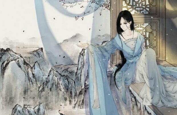 古風女子圖片，女子大圖