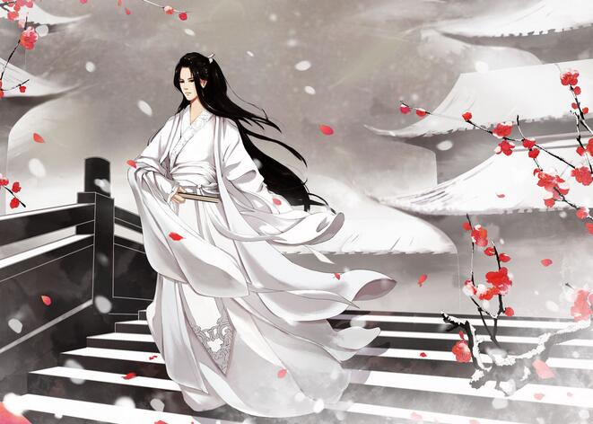 古風(fēng)圖片，白衣翩翩公子