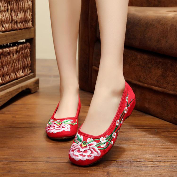 福連文苑繡花鞋 民族風(fēng)布鞋
