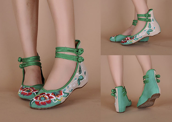 福連文苑繡花鞋 民族風(fēng)布鞋