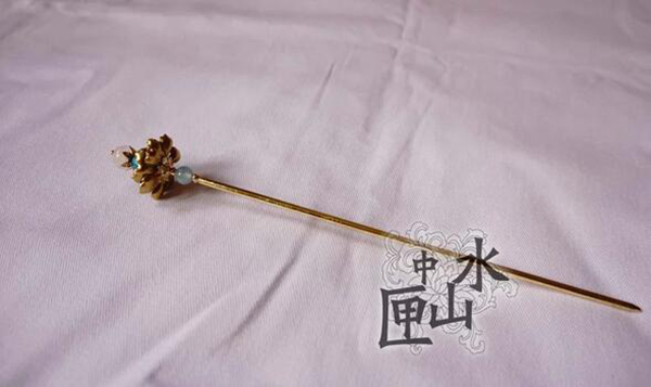 古風瑪瑙發(fā)簪 漢服配飾