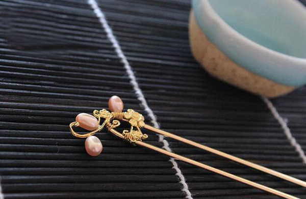 福連文苑發(fā)簪  珍珠發(fā)簪發(fā)釵