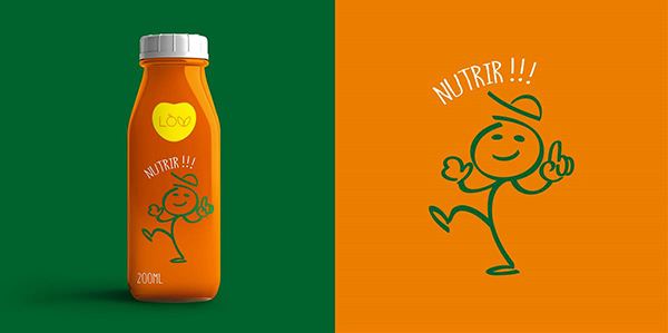 果蔬汁包裝設(shè)計(jì)圖，創(chuàng)意果蔬產(chǎn)品包裝