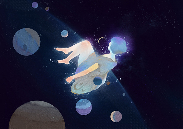 孤獨(dú)的插畫，百年孤獨(dú)系列