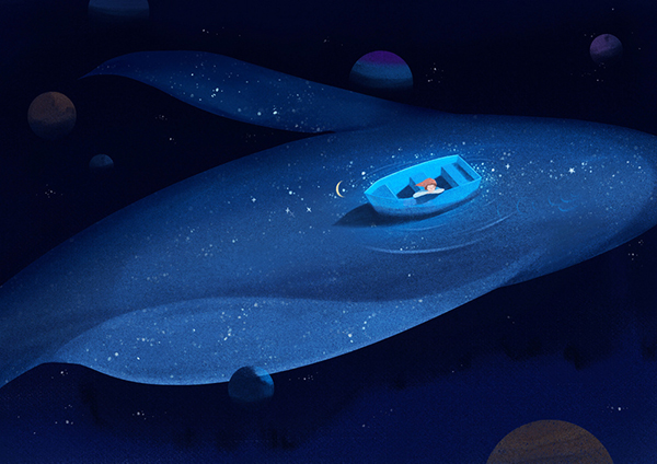 孤獨(dú)的插畫，百年孤獨(dú)系列