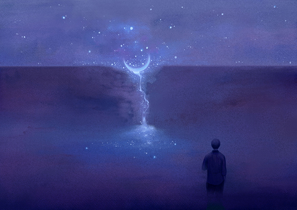 孤獨(dú)的插畫，百年孤獨(dú)系列