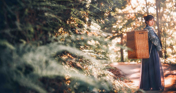 人像攝影，古裝女子人像攝影照片