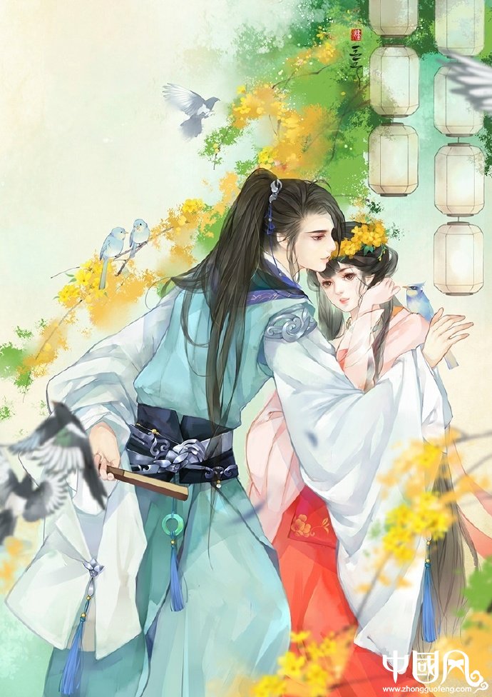 25張超甜情侶古風圖片，只愿得一人心