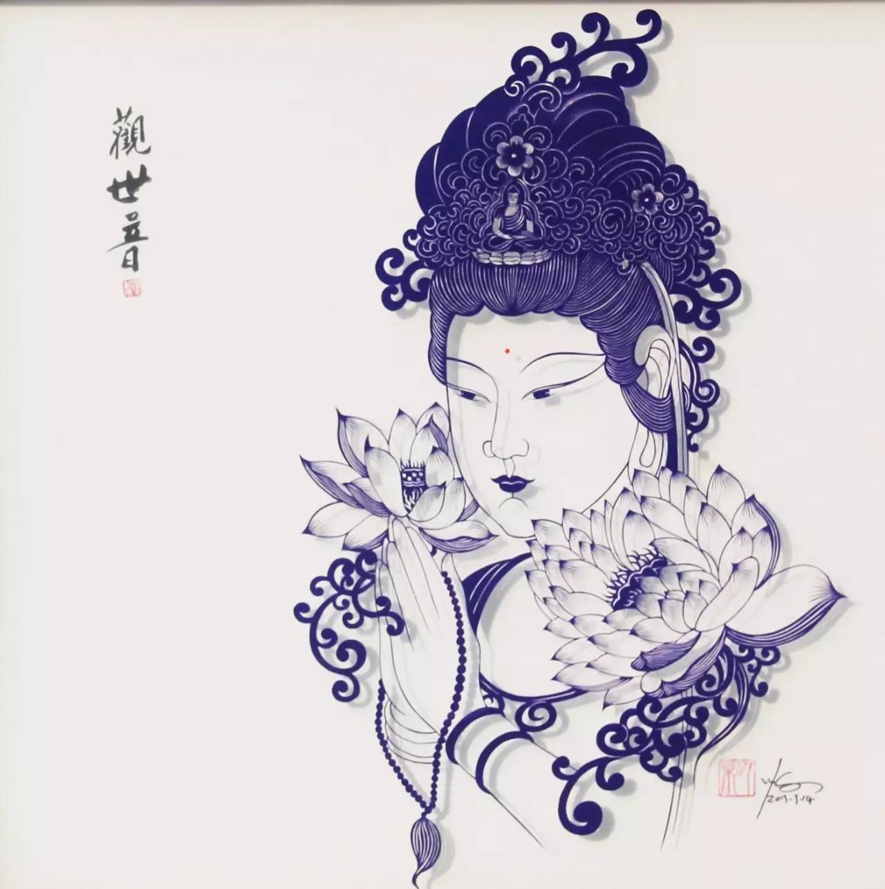 剪紙藝術(shù)作品：一次鏤空一根線條的信仰！