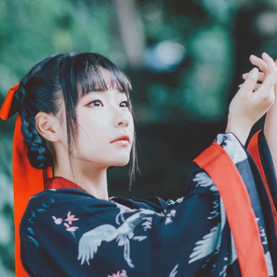 俏皮可愛漢服女子頭像，唯美古風(fēng)真人頭像