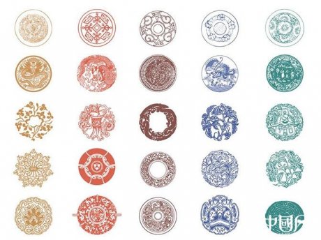 福連文苑傳統(tǒng)復古花紋ai圖片