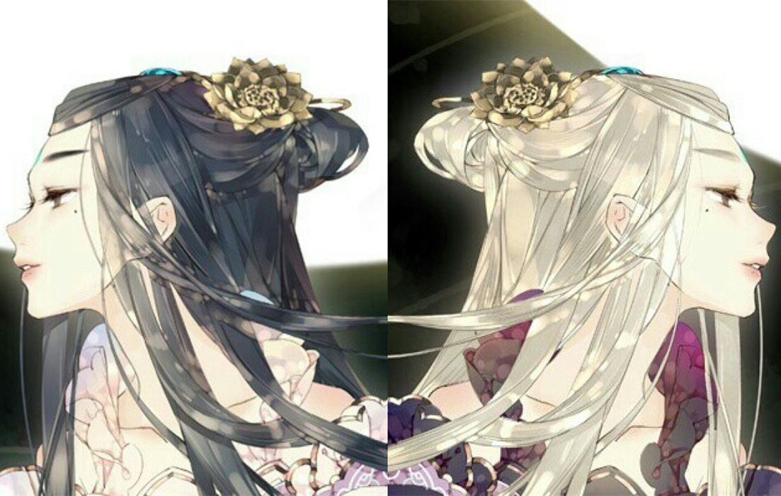 動(dòng)漫古風(fēng)女子閨蜜頭像，好姐妹qq頭像