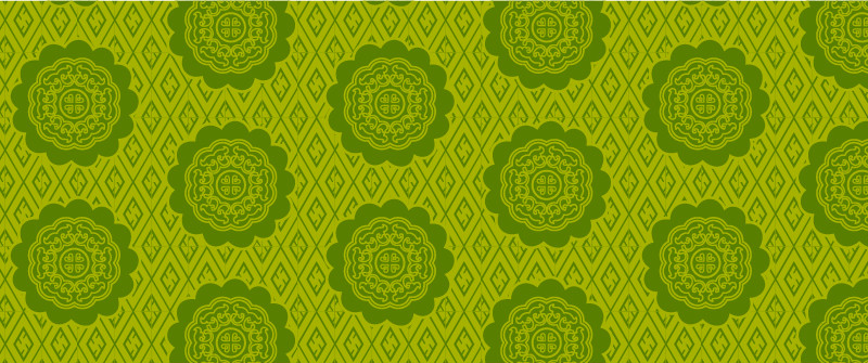 中國明代服飾復(fù)古圓花圖案系列一，矢量素材