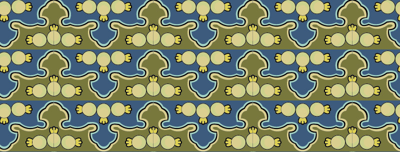 中國傳統(tǒng)明代服飾樸素圖案，矢量素材AI圖片