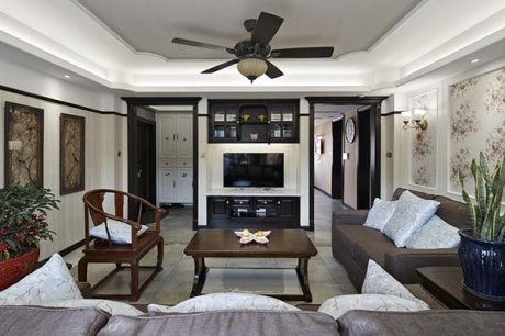 新中式裝修設(shè)計(jì)，裝修設(shè)計(jì)會(huì)舍圖(七)