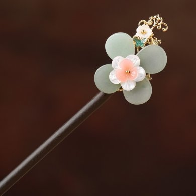 綰如兮發(fā)簪宮廷步搖，古典氣質(zhì)簪子頭飾