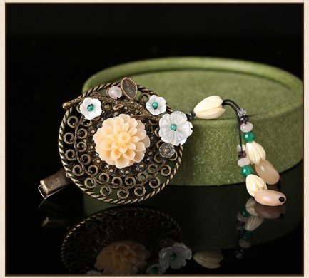 三生三世發(fā)夾，淡雅秀麗古典頭飾