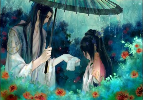 唯美古風(fēng)圖片：一句君無戲言，妾等百年