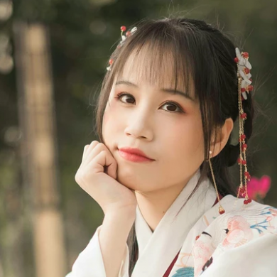 清新可愛漢服女生頭像，唯美古風(fēng)真人頭像