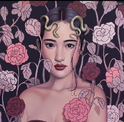 肖像插畫遇上植物花卉，碰撞出不一樣的火花！