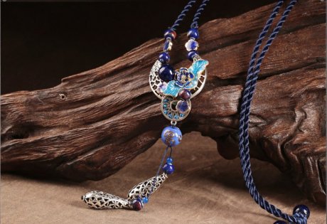 云水步生蓮項鏈，清雅脫俗首飾