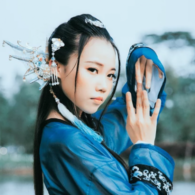 人魚傳說妖艷頭像，唯美古風(fēng)女子頭像