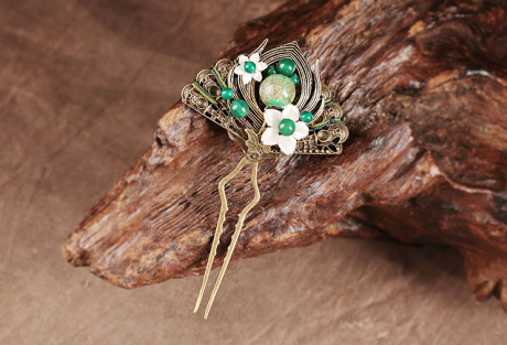 青依福連文苑發(fā)簪發(fā)釵復(fù)古頭飾