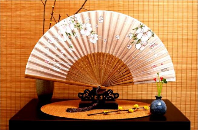 福連文苑真絲絲綢工藝折扇