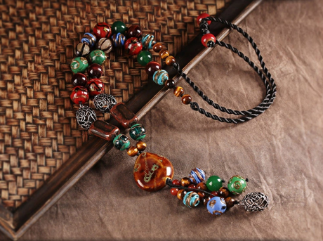 流光溢彩時尚民族風(fēng)毛衣鏈項鏈?zhǔn)罪? / data-cRdj=